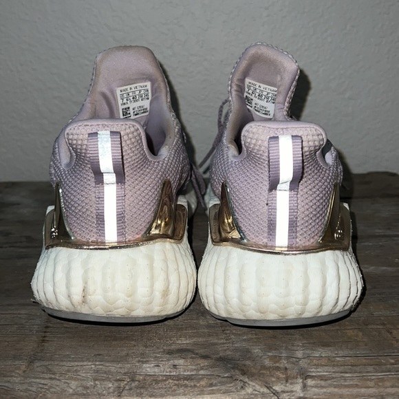 Adidas AlphaBoost SOFT VISION/COPPER METALIC/ORCHID TINT US M size 7 - Picture 6 of 7
